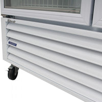 Turbo Air - 54.6" White Two-Section Standard Glass Door Ice Merchandiser - TGIM-49W-N (ETA 5-6 Weeks)