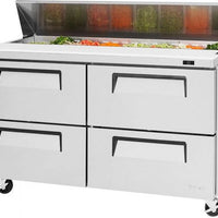 Turbo Air - 60" Refrigerated Sandwich Prep Table with 4 Drawers - TST-60SD-D4-N (ETA 5-6 Weeks)