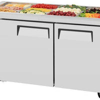 Turbo Air - 60" Stainless Steel Refrigerated Buffet Display Table With Two Solid Doors - JBT-60-N (ETA 5-6 Weeks)
