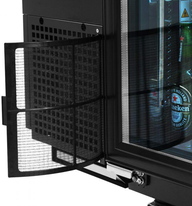Turbo Air - 61" Narrow Back Bar Cooler with 2 Black Glass Doors - TBB-24-60SGD-N (ETA 5-6 Weeks)