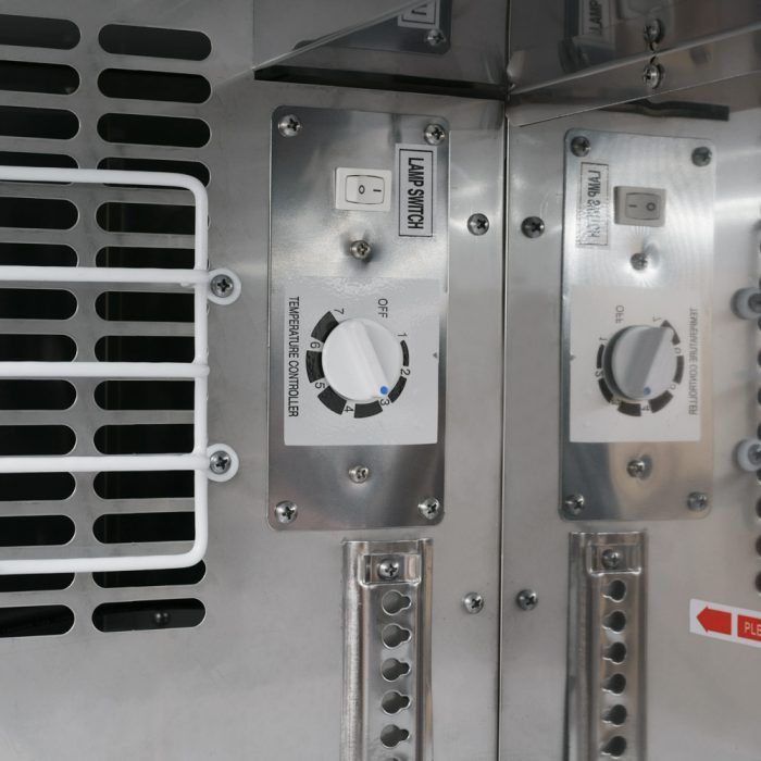 Turbo Air - 61" Narrow Back Bar Cooler with 2 Black Glass Doors - TBB-24-60SGD-N (ETA 5-6 Weeks)