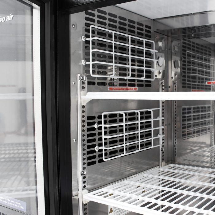 Turbo Air - 61" Narrow Back Bar Cooler with 2 Black Glass Doors - TBB-24-60SGD-N (ETA 5-6 Weeks)