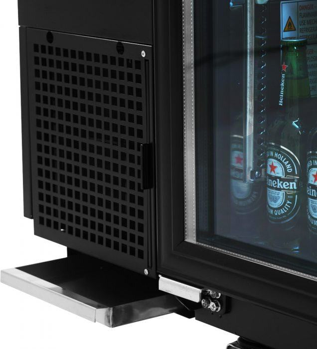 Turbo Air - 61" Narrow Back Bar Cooler with 2 Black Glass Doors - TBB-24-60SGD-N (ETA 5-6 Weeks)