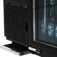 Turbo Air - 61" Narrow Back Bar Cooler with 2 Black Glass Doors - TBB-24-60SGD-N (ETA 5-6 Weeks)