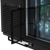 Turbo Air - 61" Narrow Back Bar Cooler with 2 Black Glass Doors - TBB-24-60SGD-N (ETA 5-6 Weeks)