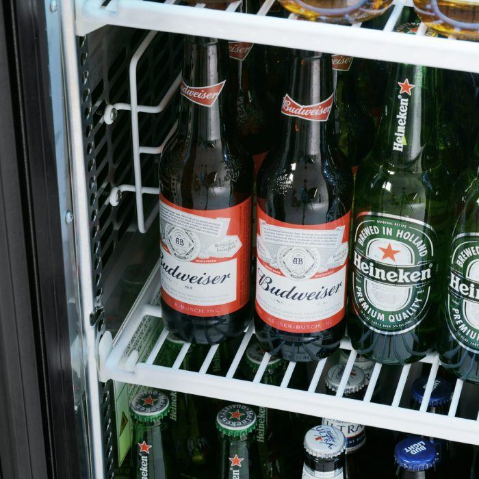 Turbo Air - 61" Narrow Back Bar Cooler with 2 Black Solid Doors - TBB-24-60SBD-N6 (ETA 5-6 Weeks)