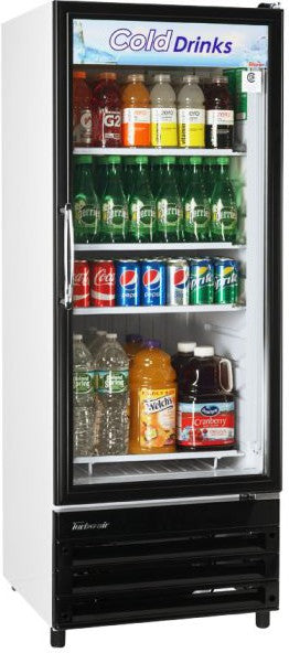 Turbo Air - 62.75" White Refrigerated Glass Door Merchandiser with LED Lighting - TGM-11RV-N6 (ETA 5-6 Weeks)