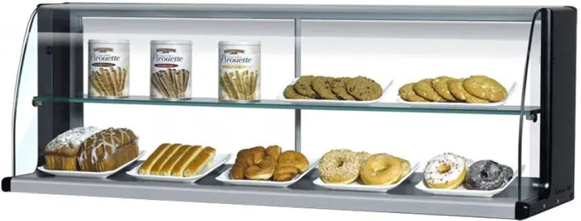 Turbo Air - 63.25" Black Stainless Steel High Profile Top Dry Display Case - TOMD-60HB (ETA 5-6 Weeks)