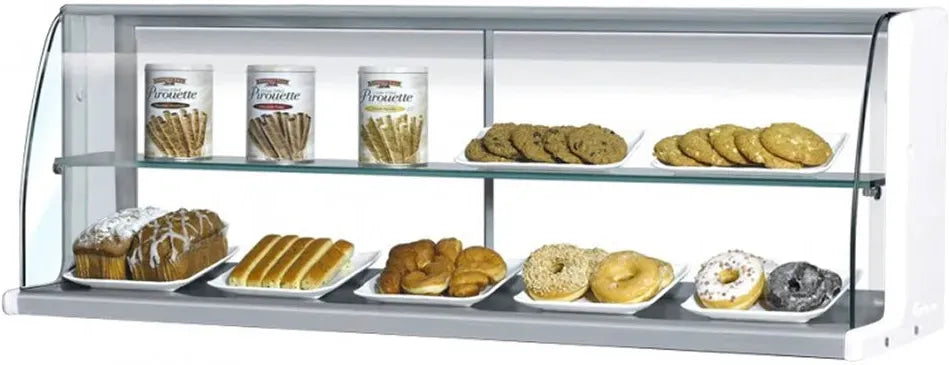 Turbo Air - 63.25" White Stainless Steel High Profile Top Dry Display Case - TOMD-60HW (ETA 5-6 Weeks)