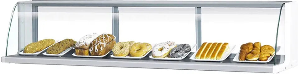 Turbo Air - 63.25" White Stainless Steel Low Profile Top Dry Display Case - TOMD-60LW (ETA 5-6 Weeks)