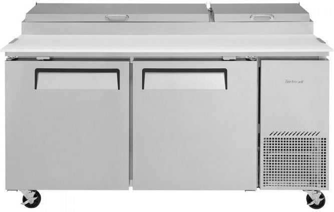 Turbo Air - 67" Super Deluxe Refrigerated Pizza Prep Table with 2 Solid Doors - TPR-67SD-N (ETA 5-6 Weeks)