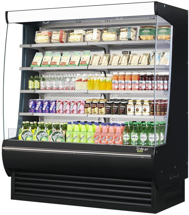 Turbo Air - 69" Black Extra Deep Refrigerated Air Curtain Merchandiser - TOM-72DXB-N (ETA 5-6 Weeks)