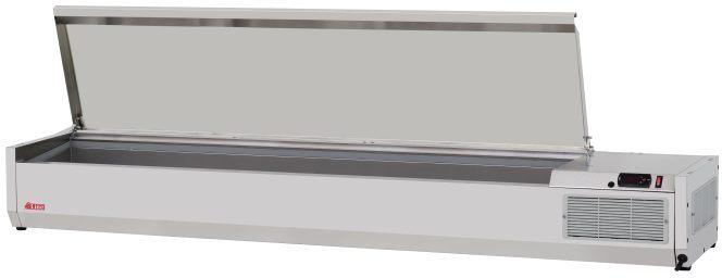 Turbo Air - 70.6" E-Line Silver Countertop Salad Table - CTST-1800-13-N (ETA 5-6 Weeks)