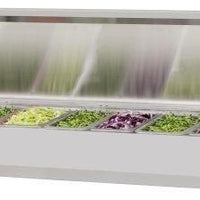 Turbo Air - 70.6" E-Line Silver Countertop Salad Table - CTST-1800-13-N (ETA 5-6 Weeks)