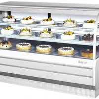 Turbo Air - 72" White Curved Glass Refrigerated Bakery Display Case - TCGB-72-W-N (ETA 5-6 Weeks)