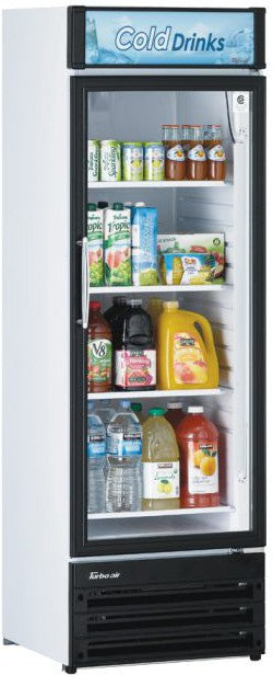 Turbo Air - 73.4" White Refrigerated Glass Door Merchandiser with LED Lighting - TGM-14RV-N6 (ETA 5-6 Weeks)