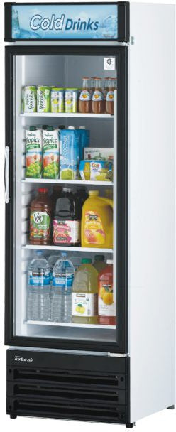 Turbo Air - 73.4" White Refrigerated Glass Door Merchandiser with LED Lighting - TGM-14RV-N6 (ETA 5-6 Weeks)