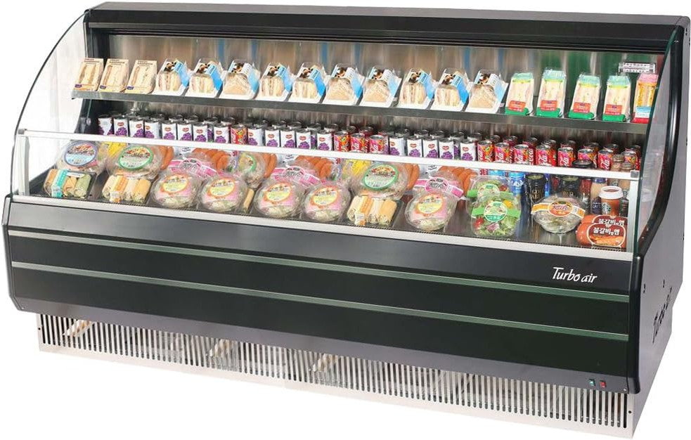 Turbo Air - 75" Black Dry Display Case for Top - TOMD-75LB (ETA 5-6 Weeks)