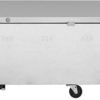 Turbo Air - 78" Silver Four Drawer Refrigerated Chef Base with Extended Top - TCBE-72SDR-E-N (ETA 5-6 Weeks)