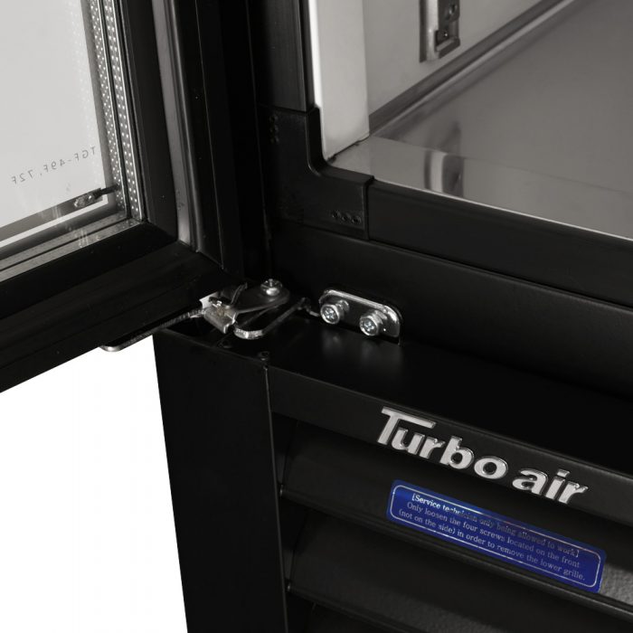Turbo Air - 82" Black 3 Swing Glass Door Merchandising Freezer - TGF-72FB-N (ETA 5-6 Weeks)