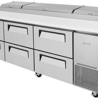 Turbo Air - 93" Pizza Prep Table with 6 Drawers - TPR-93SD-D6-N (ETA 5-6 Weeks)