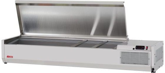 Turbo Air - E-Line 59" Stainless Steel Refrigerated Countertop Salad Prep Table - CTST-1500-13-N (ETA 5-6 Weeks)