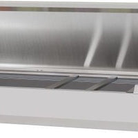 Turbo Air - E-Line 59" Stainless Steel Refrigerated Countertop Salad Prep Table - CTST-1500-13-N (ETA 5-6 Weeks)