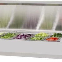 Turbo Air - E-Line 59" Stainless Steel Refrigerated Countertop Salad Prep Table - CTST-1500-13-N (ETA 5-6 Weeks)