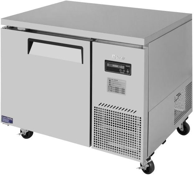 Turbo Air - J Series 44" Silver One-Section Side Mount Undercounter Refrigerator and Front Air Intake - JUR-44D-N (ETA 5-6 Weeks)