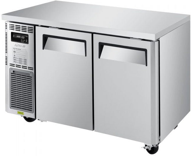 Turbo Air - J Series 48" Narrow Undercounter Refrigerator with Side Mounted Compressor and 2 Solid Doors - JUR-48S-N6 (ETA 5-6 Weeks)