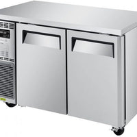 Turbo Air - J Series 48" Narrow Undercounter Refrigerator with Side Mounted Compressor and 2 Solid Doors - JUR-48S-N6 (ETA 5-6 Weeks)