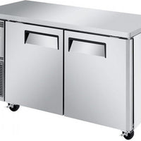 Turbo Air - J Series 60" Narrow Undercounter Refrigerator with Side Mounted Compressor and 2 Solid Doors - JUR-60S-N6 (ETA 5-6 Weeks)