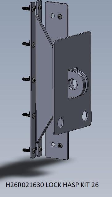 Turbo Air - Lock Hasp Kit for PRO-26 Series - H26R021630 (ETA 5-6 Weeks)
