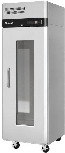 Turbo Air - M3 28.75" Reach-in One Glass Window Door Refrigerator with 3 Adjustable PE Coated Wire Shelves - M3R24-1-G-N (ETA 5-6 Weeks)