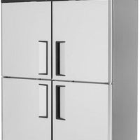 Turbo Air - M3 51.6" Reach-in 4 Half Hinged Solid Doors Refrigerator with 6 PE Coated Wire Shelves - M3R47-4-N (ETA 5-6 Weeks)