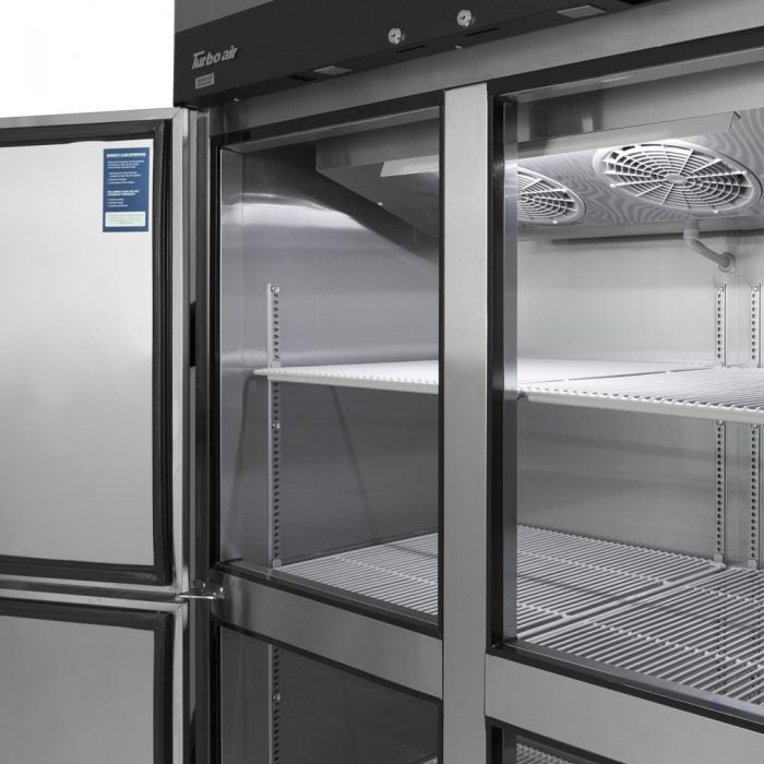 Turbo Air - M3 51.6" Reach-in Two-Section Freezer with 6 PE Coated Wire Shelves - M3F47-4-N (ETA 5-6 Weeks)