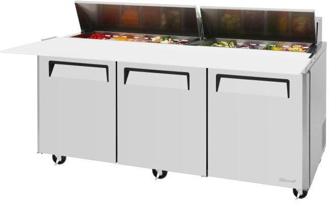 Turbo Air - M3 60.25" Three-Section Sandwich/Salad Unit with 3 Adjustable PE Coated Wire Shelves - MST-72-18-N (ETA 5-6 Weeks)