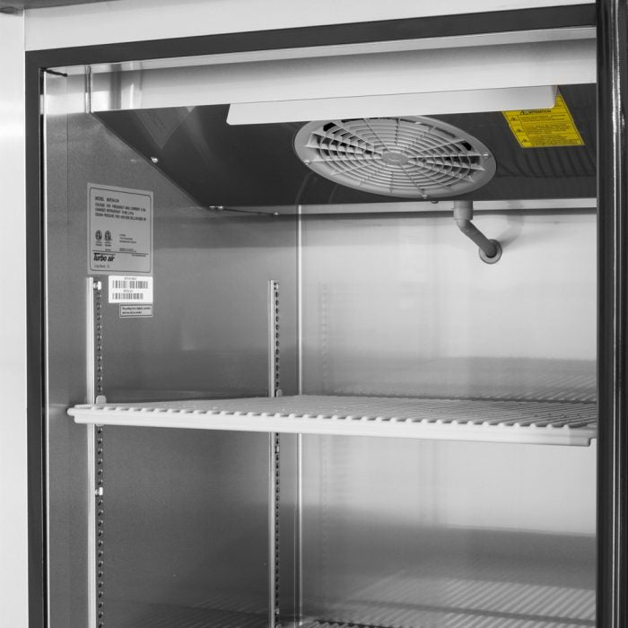 Turbo Air - M3 Series 25" Stainless Steel Reach-In Freezer With 1 Field Reversable Door - M3F19-1-N (ETA 5-6 Weeks)