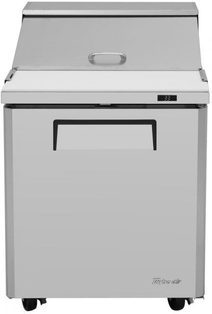 Turbo Air - M3 Series 28" Stainless Steel Refrigerated Sandwich Prep Table with 1 Door - MST-28-N (ETA 5-6 Weeks)