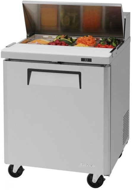 Turbo Air - M3 Series 28" Stainless Steel Refrigerated Sandwich Prep Table with 1 Door - MST-28-N (ETA 5-6 Weeks)