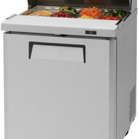 Turbo Air - M3 Series 28" Stainless Steel Refrigerated Sandwich Prep Table with 1 Door - MST-28-N (ETA 5-6 Weeks)