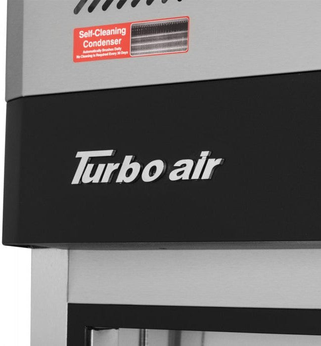 Turbo Air - M3 Series 29" Solid Half Door Stainless Steel Reach-In Refrigerator with Left Hinged Door - M3R24-2-N-L (ETA 5-6 Weeks)