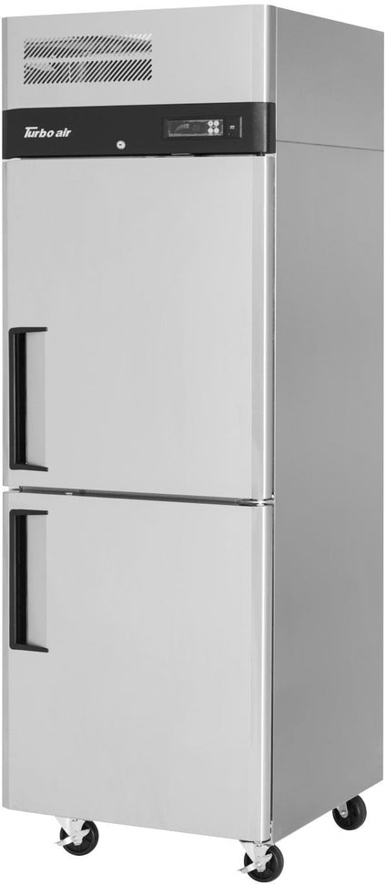 Turbo Air - M3 Series 29" Stainless Steel Reach-In Freezer With 2 Solid Half-Doors - M3F24-2-N (ETA 5-6 Weeks)