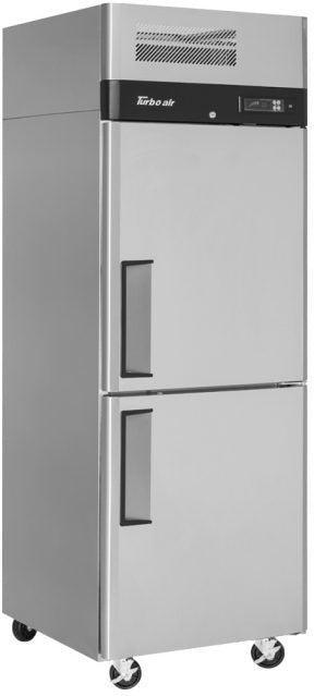 Turbo Air - M3 Series 29" Stainless Steel Reach-In Freezer With 2 Solid Half-Doors - M3F24-2-N (ETA 5-6 Weeks)