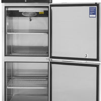 Turbo Air - M3 Series 29" Stainless Steel Reach-In Freezer With 2 Solid Half-Doors - M3F24-2-N (ETA 5-6 Weeks)