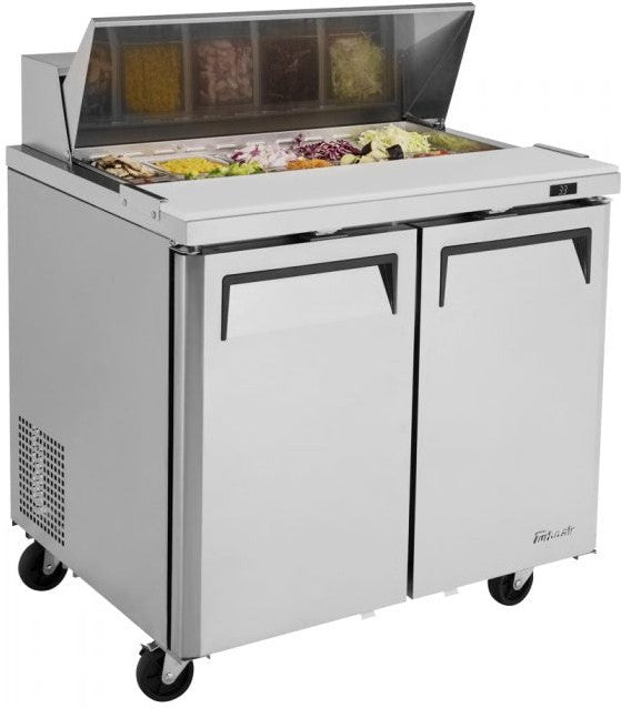 Turbo Air - M3 Series 36" 2 Door Stainless Steel Refrigerated Sandwich Prep Table - MST-36-N6 (ETA 5-6 Weeks)
