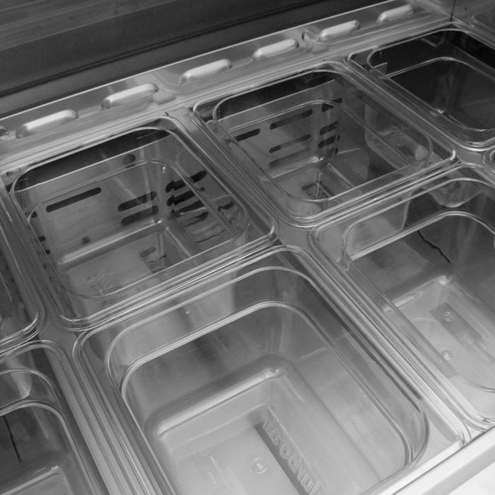 Turbo Air - M3 Series 36" 2 Door Stainless Steel Refrigerated Sandwich Prep Table - MST-36-N6 (ETA 5-6 Weeks)