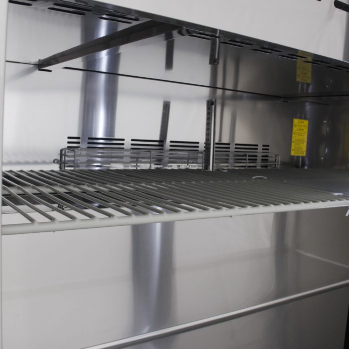 Turbo Air - M3 Series 48" Mega Top Stainless Steel Refrigerated Sandwich Prep Table with 2 Doors - MST-48-18-N (ETA 5-6 Weeks)