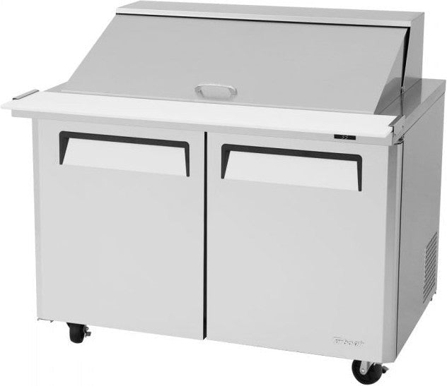 Turbo Air - M3 Series 48" Mega Top Stainless Steel Refrigerated Sandwich Prep Table with 2 Doors - MST-48-18-N (ETA 5-6 Weeks)
