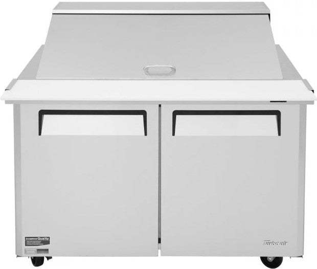 Turbo Air - M3 Series 48" Mega Top Stainless Steel Refrigerated Sandwich Prep Table with 2 Doors - MST-48-18-N (ETA 5-6 Weeks)